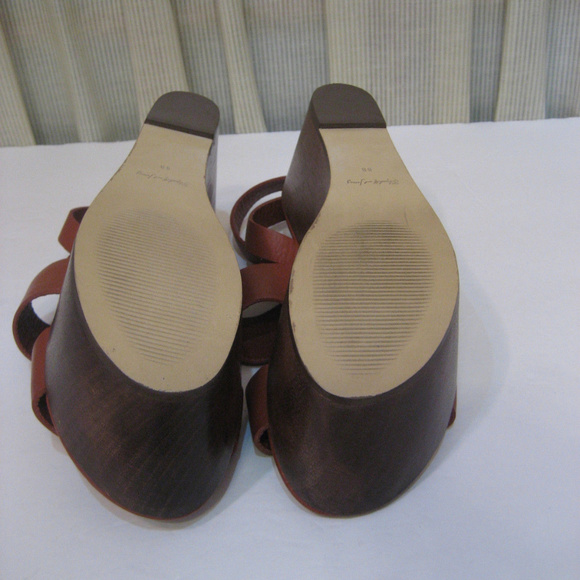 Elizabeth and James NWOB BAX Leather Platform Sz 8 - Picture 8 of 8